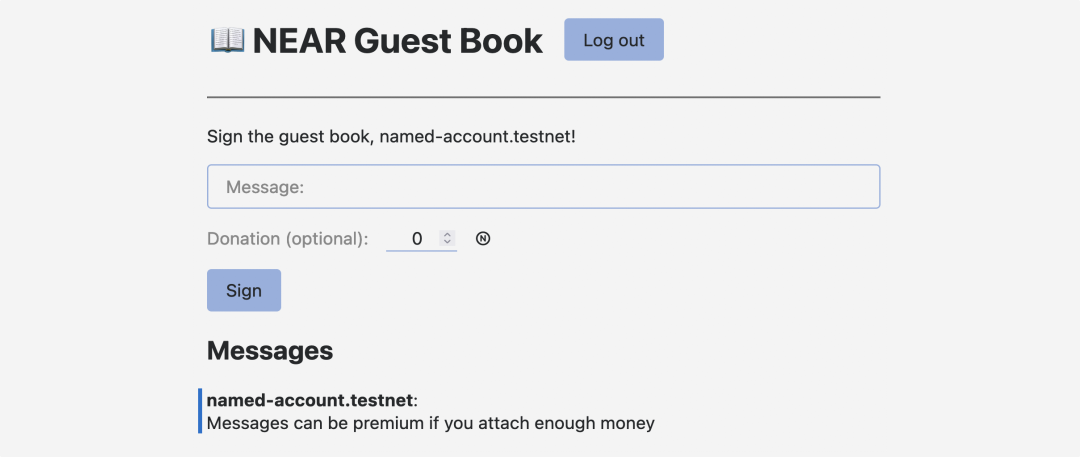 Guest Book  NEAR Documentation